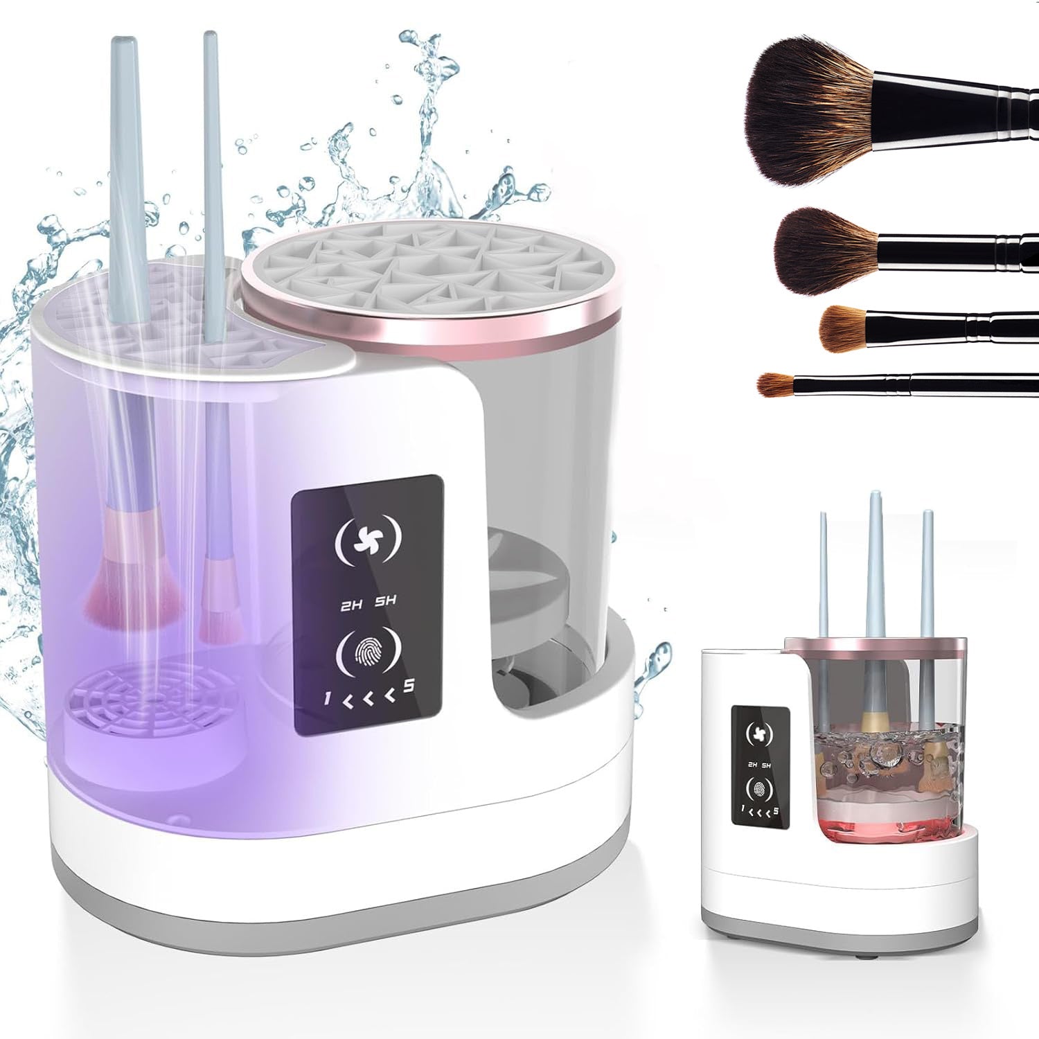 Clean&Spin Pro™ – Lavador Automático de Brochas de Maquillaje (Recargable)