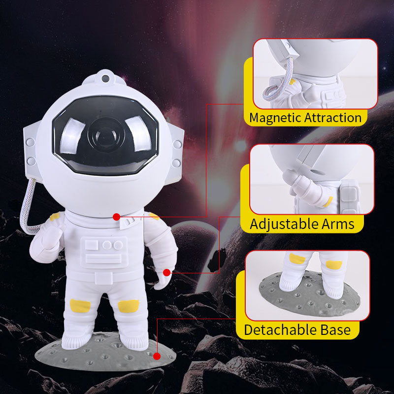 Astronaut Nebula Projector – Transform Your Room with Stars, Galaxies & Ambient LED Lights