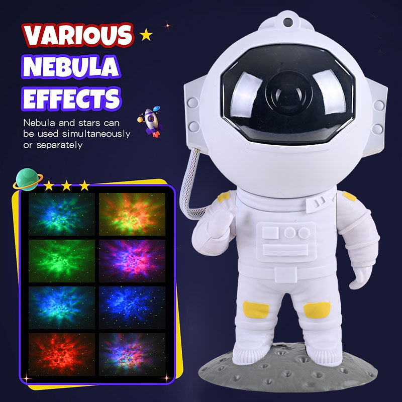 Astronaut Nebula Projector – Transform Your Room with Stars, Galaxies & Ambient LED Lights