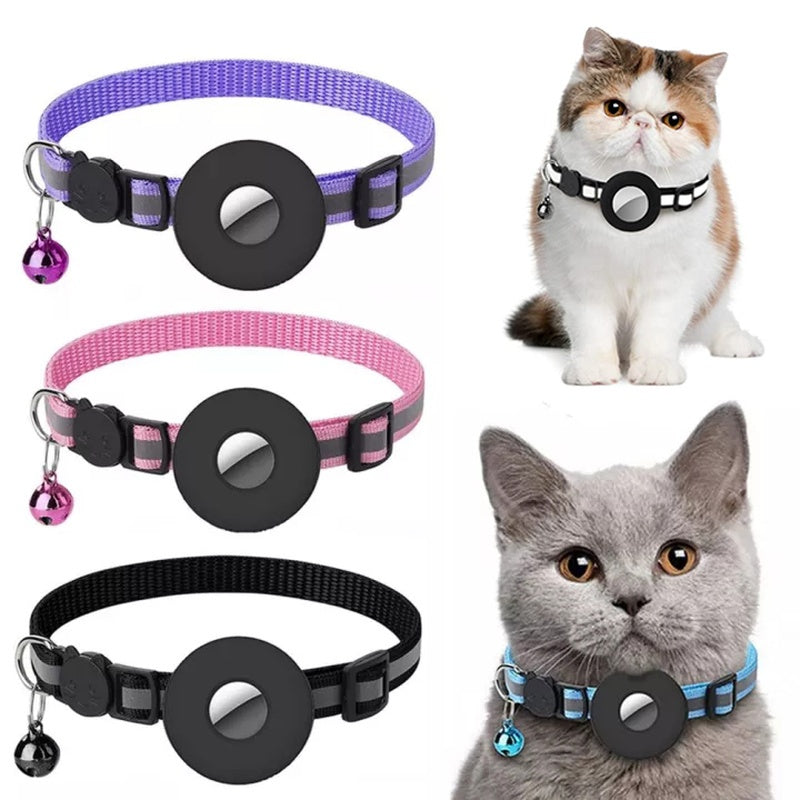 AirTag™ Pet Collar – Reflectivo y Ajustable para Perros y Gatos